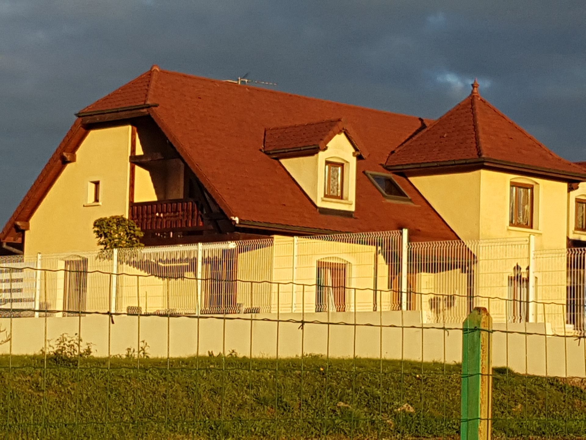 Maison avec toiture neuve