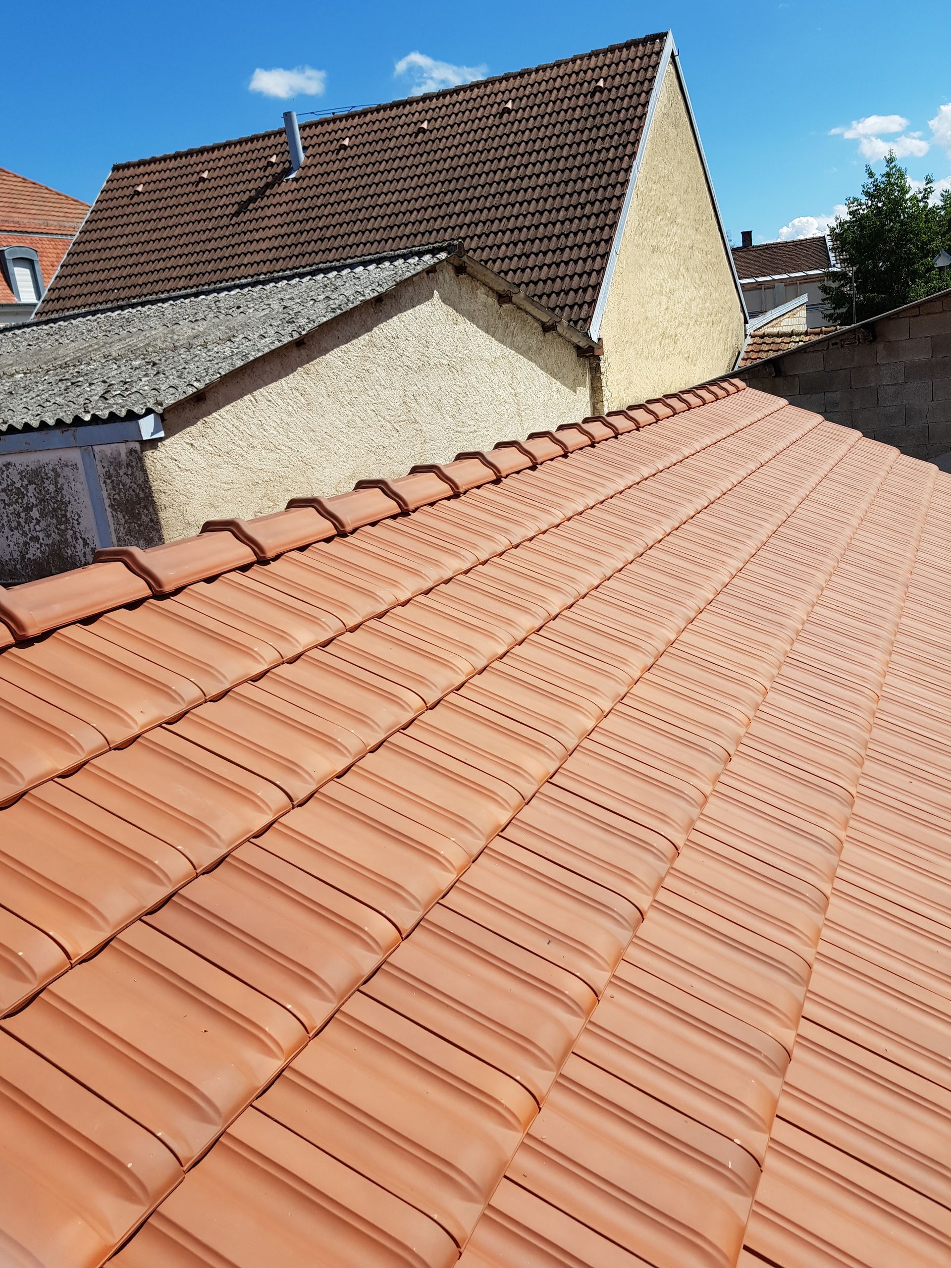 Faitage de toiture neuf