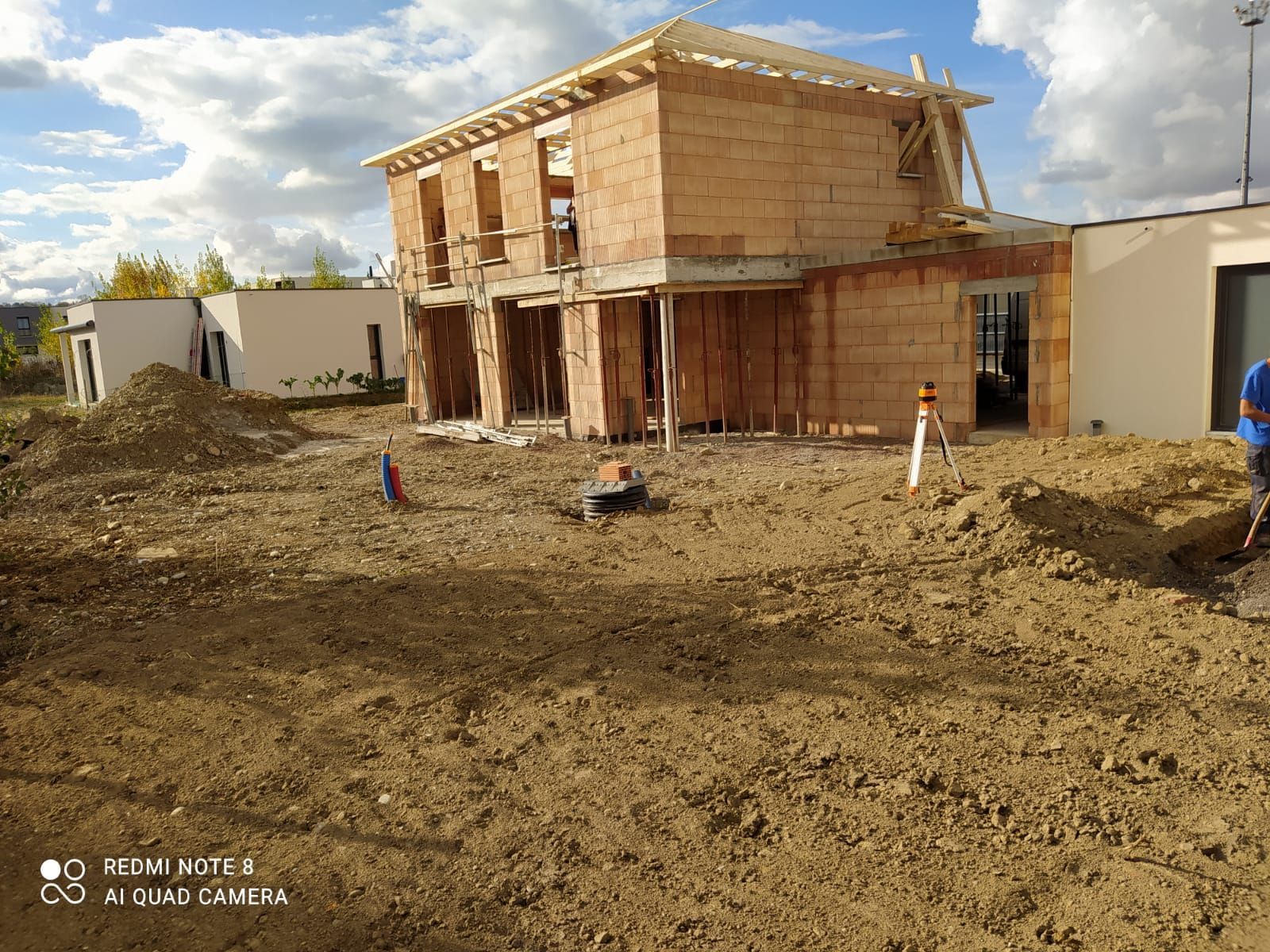 Chantier en terre battue