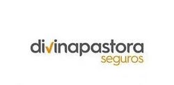 El logo de divina pastora seguros está sobre un fondo blanco.