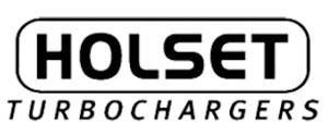 Un logotipo en blanco y negro para los turbocompresores Holset.