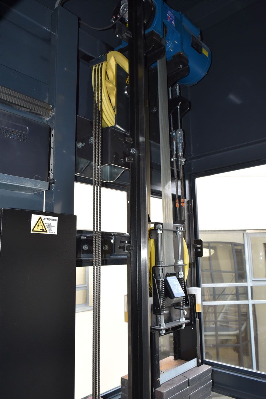 Système d'engrenage d'ascenseur