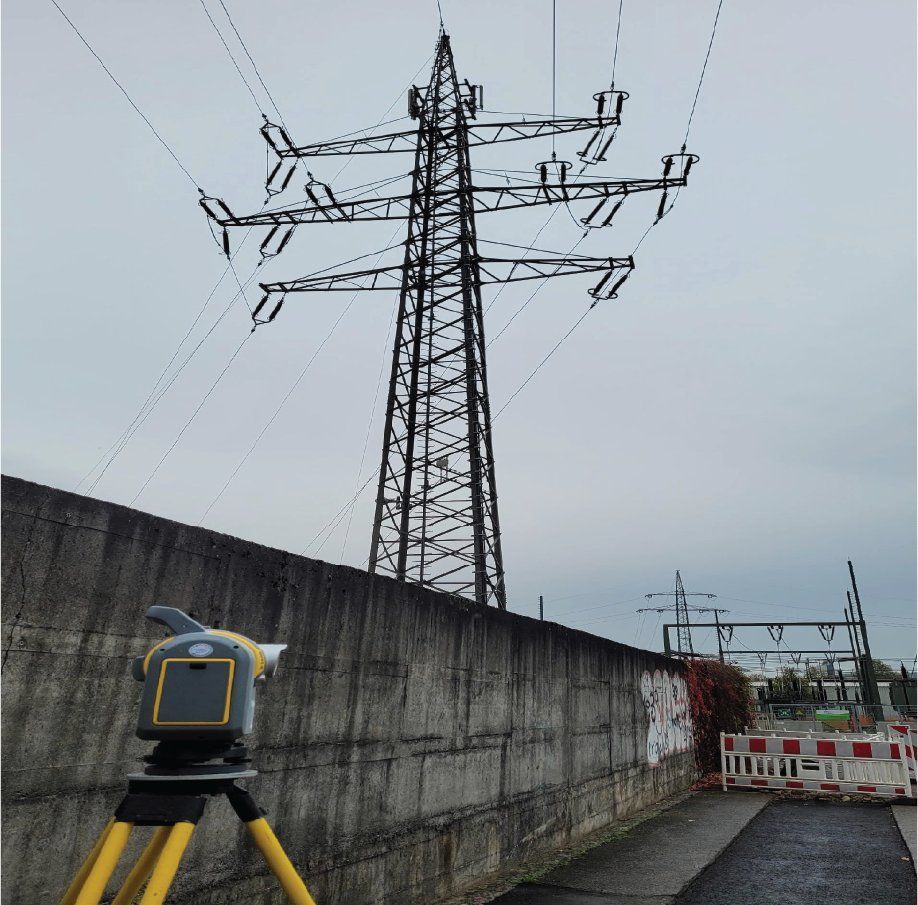 Energiedienst, Umspannwerk Lörrach, Ingenieurvermessung