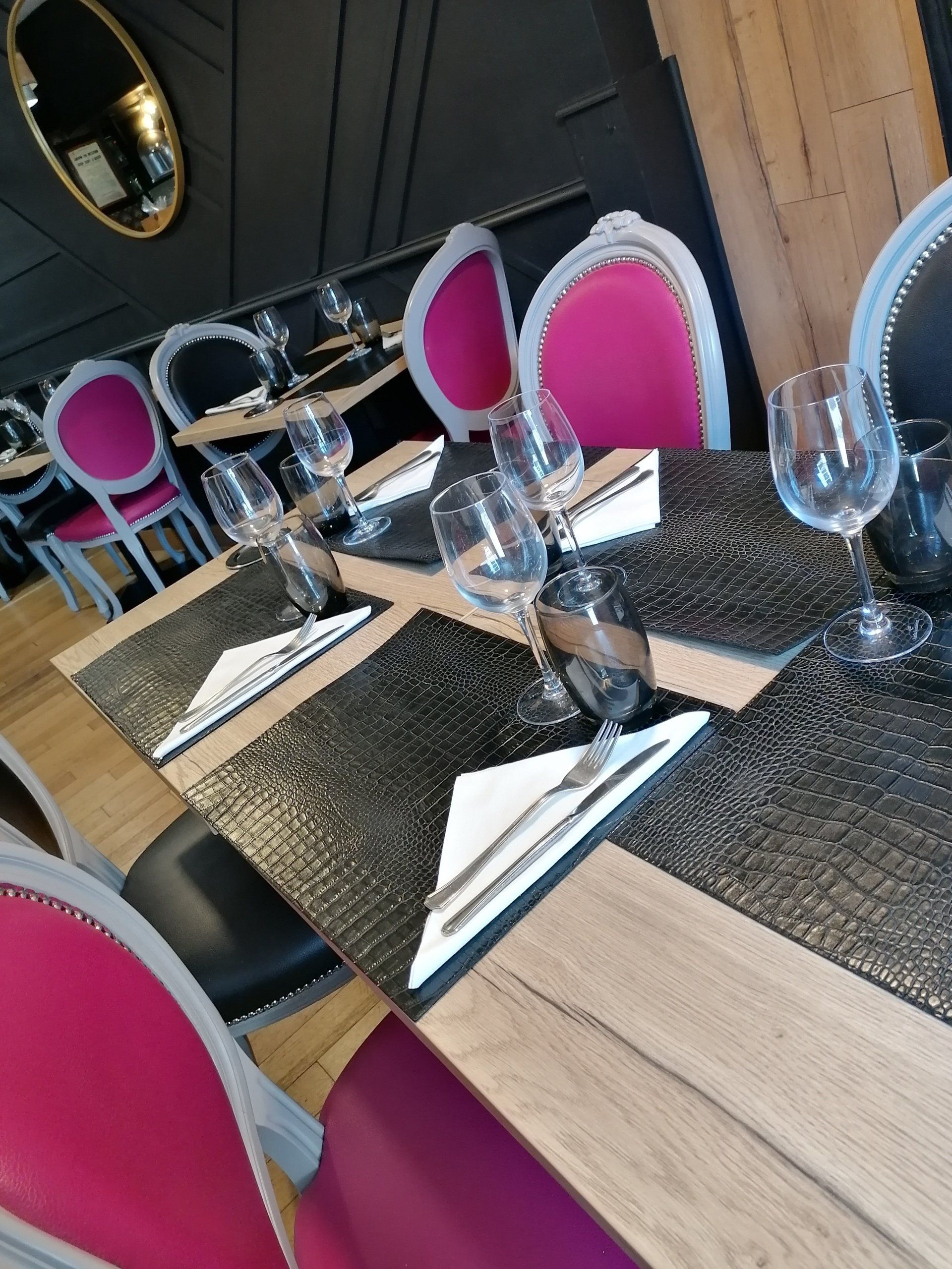 L'intérieur du restaurant