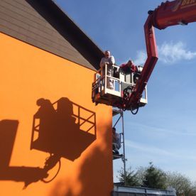 Fassaden Anstrich Mut zur Farbe