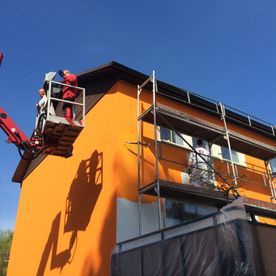 Fassaden Anstrich Mut zur Farbe