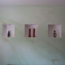 Verschiedene Anstrich und Gestaltungmöglichkeiten