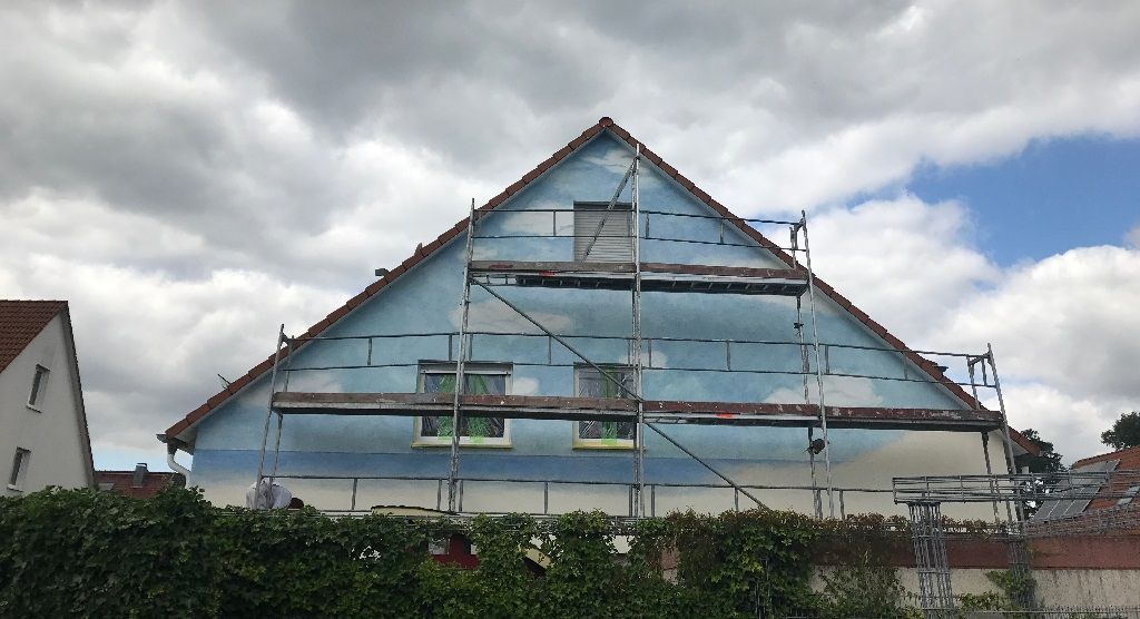 Giebel Gestaltung - Urlaubsfeeling