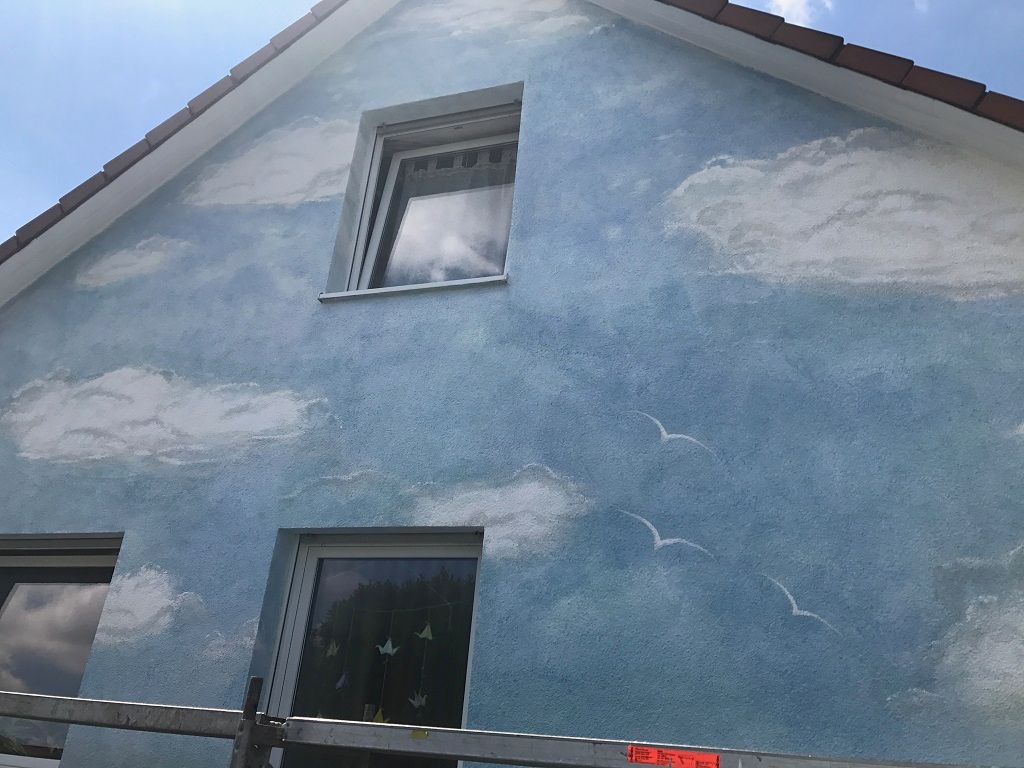 Giebel Gestaltung - Urlaubsfeeling