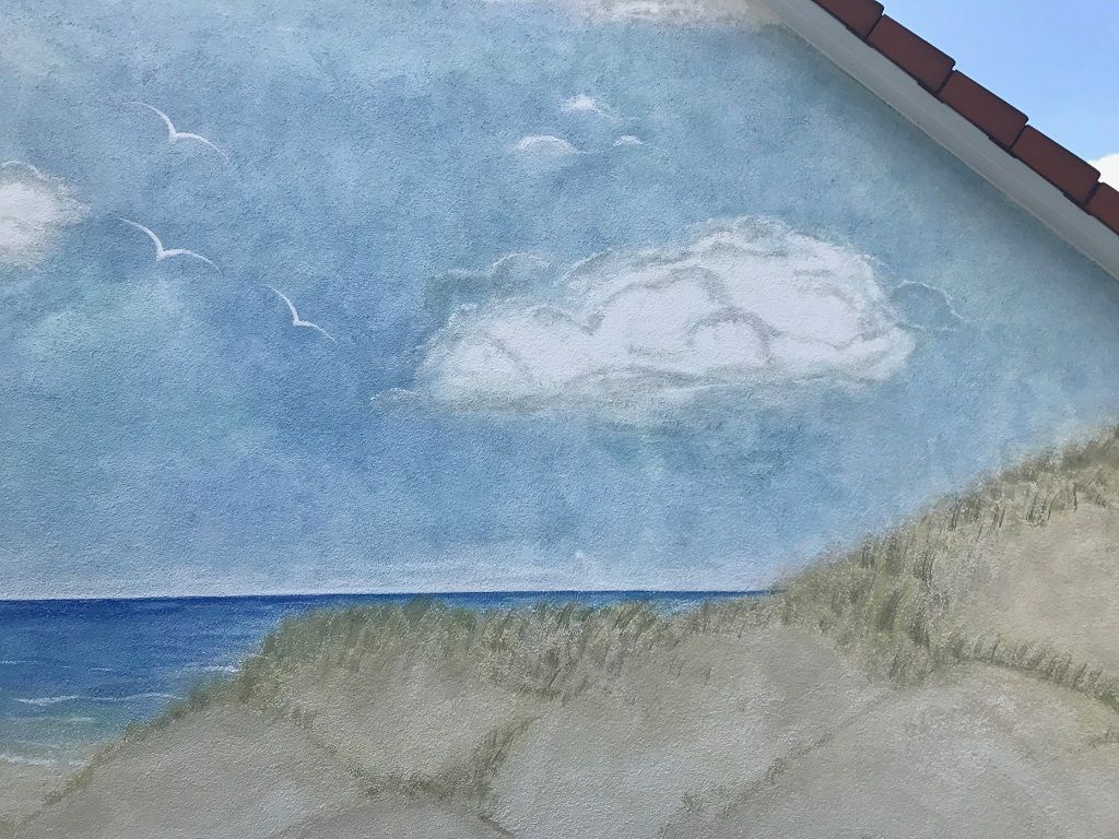 Giebel Gestaltung - Urlaubsfeeling