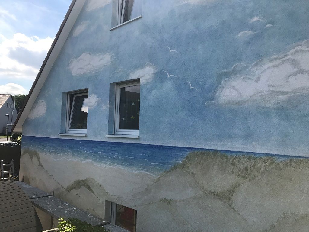 Giebel Gestaltung - Urlaubsfeeling