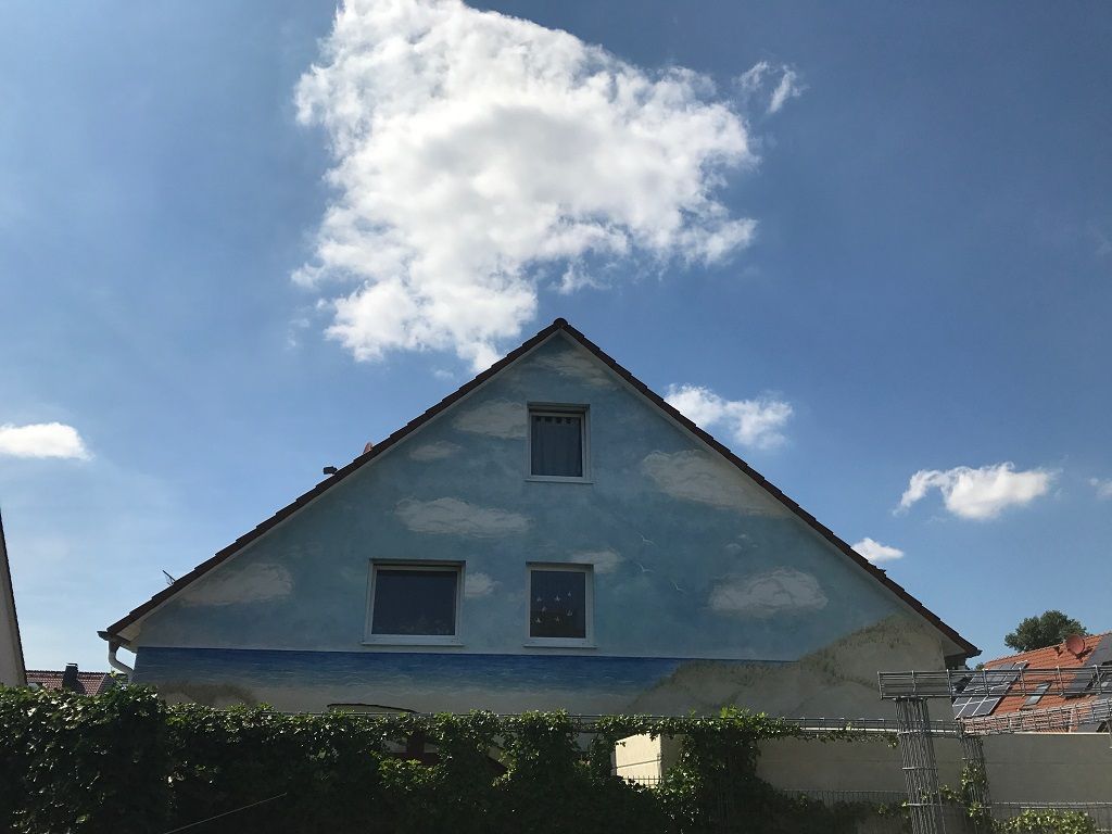 Giebel Gestaltung - Urlaubsfeeling