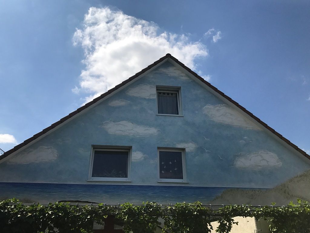 Giebel Gestaltung - Urlaubsfeeling