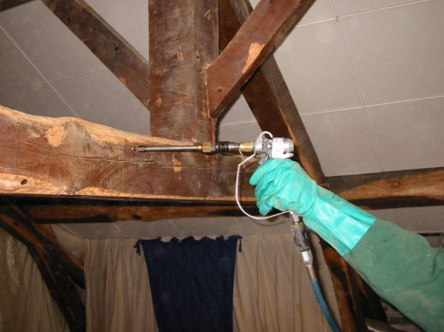 Traitement de charpente