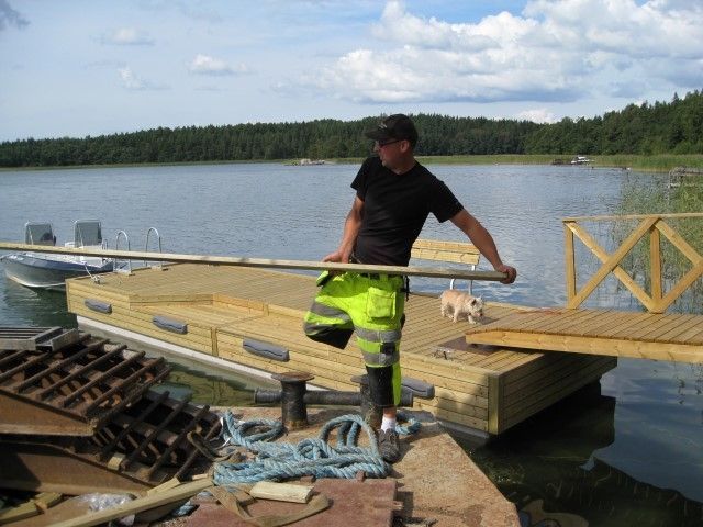 Laituriasennus, Saariston Kaivuu ja Merikuljetus