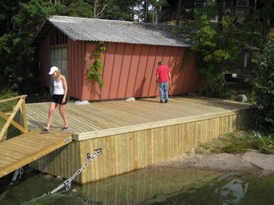 Laituriasennus, Saariston Kaivuu ja Merikuljetus