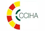 Un logotipo para una empresa llamada CCNA con un círculo en el medio.