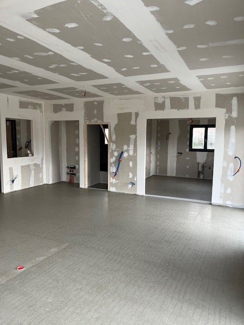 Murs et plafond plâtrés