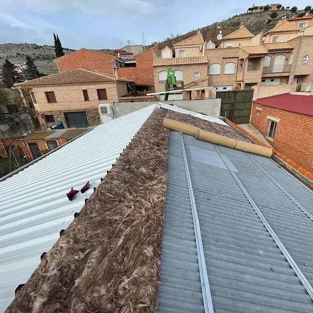 Un techo con mucho aislamiento.