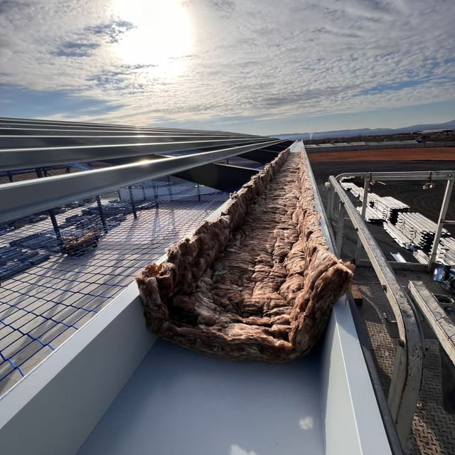 Un techo con mucho aislamiento.