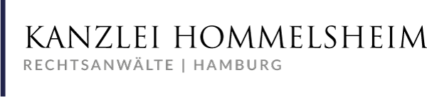 Ein Logo für eine Anwaltskanzlei namens Kanzlei Hommelsheim