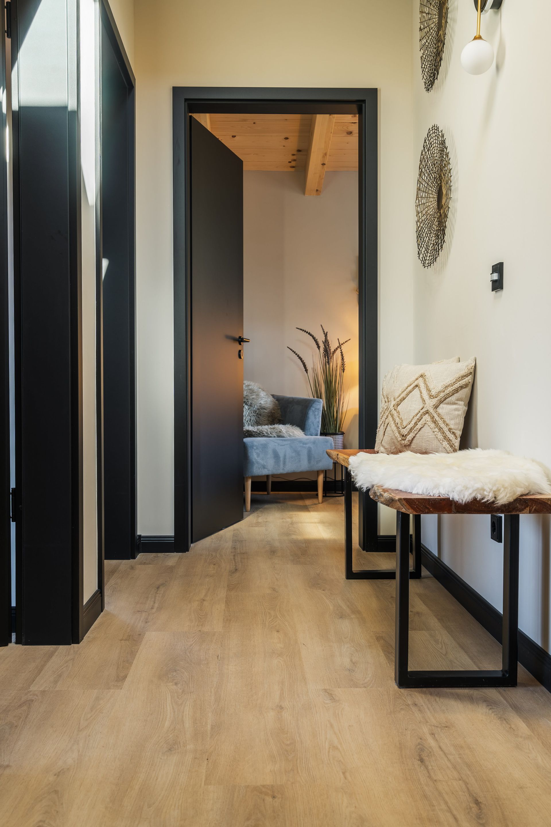 Vorraum im Chalet Bergblick in Bad Kleinkirchheim – Brunnach Suite im 2. Stock.