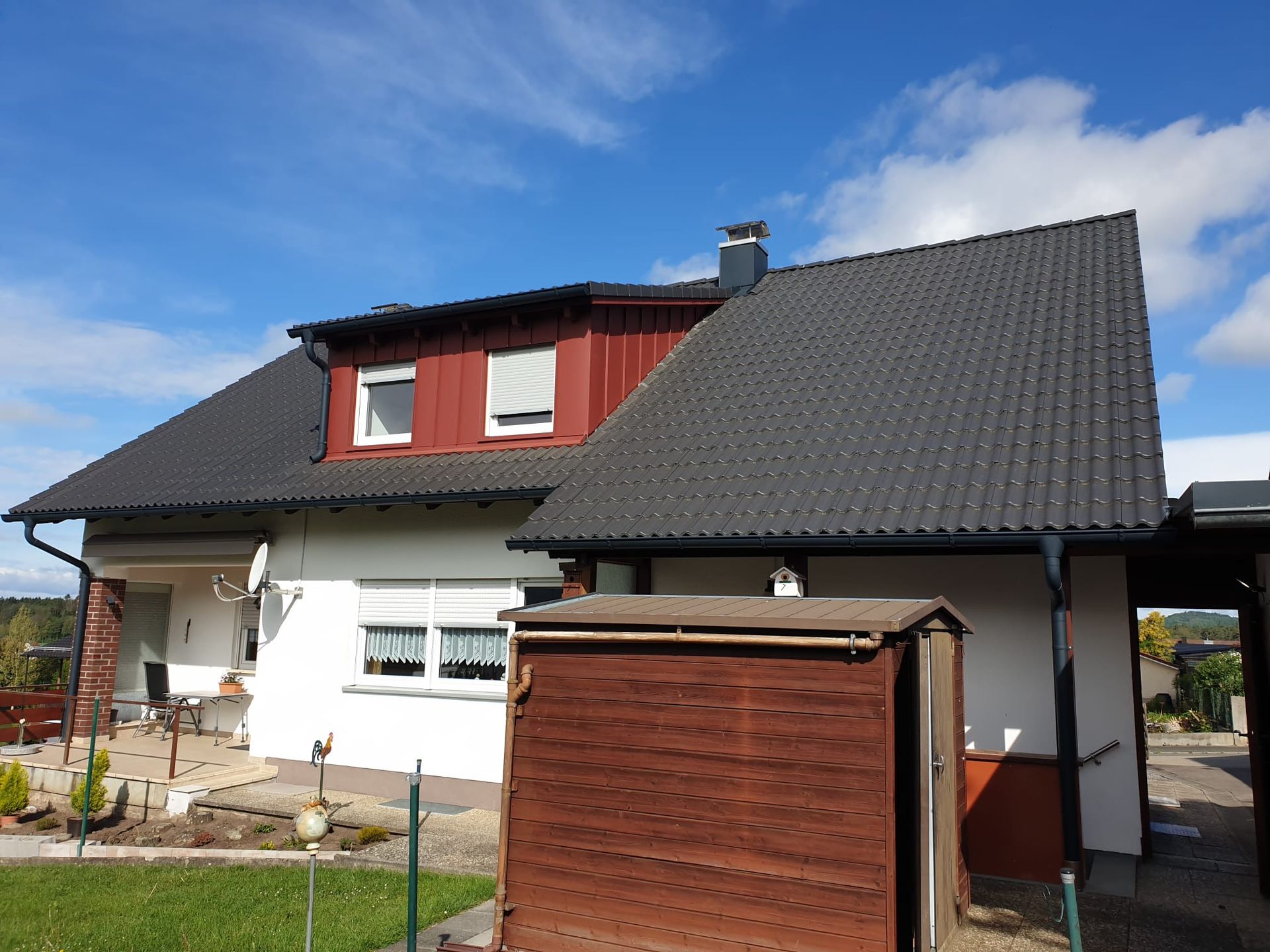 Nachher: Energetische Sanierung inkl. Einbau einer Gaube