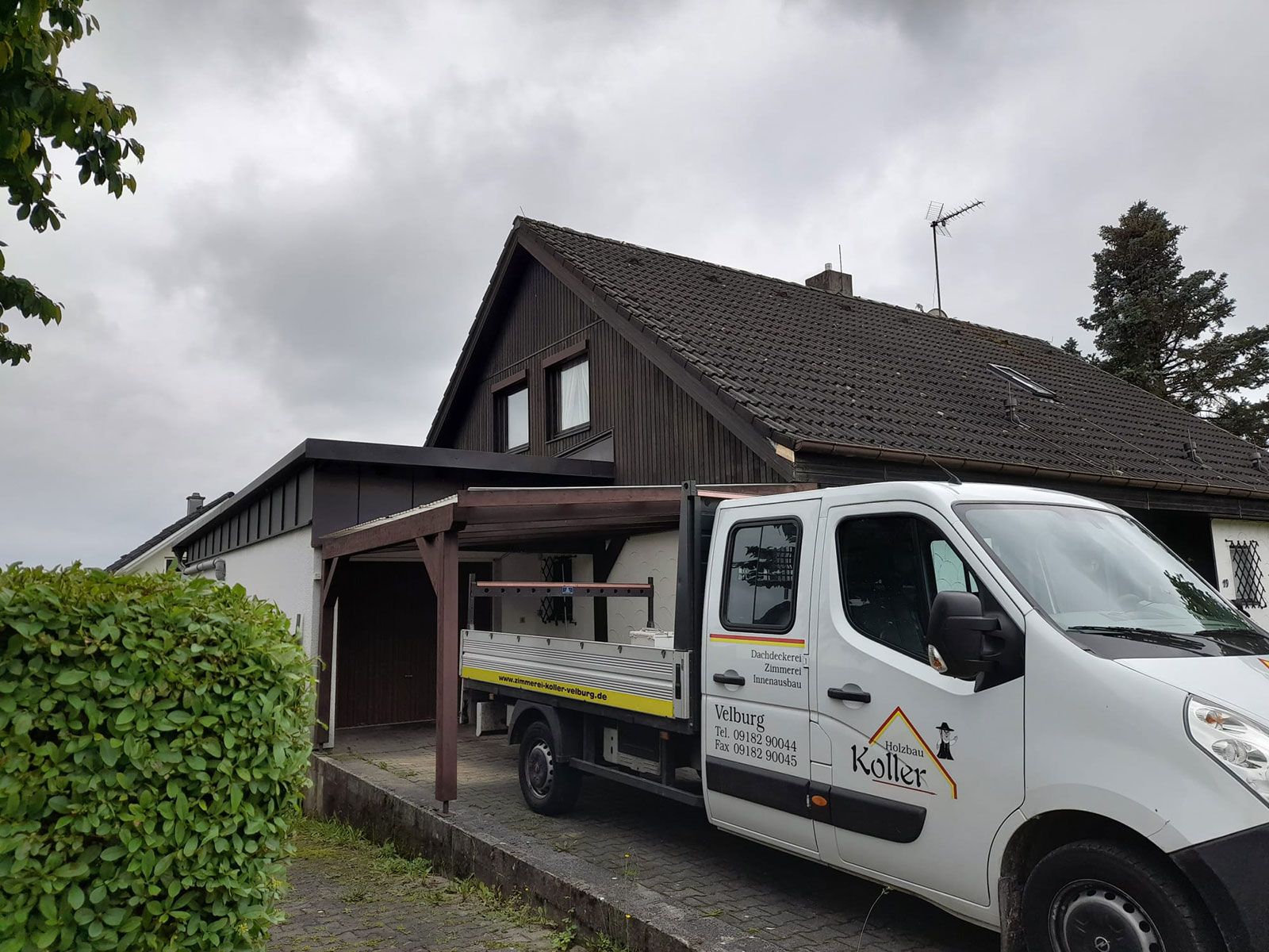 Während der Sanierung