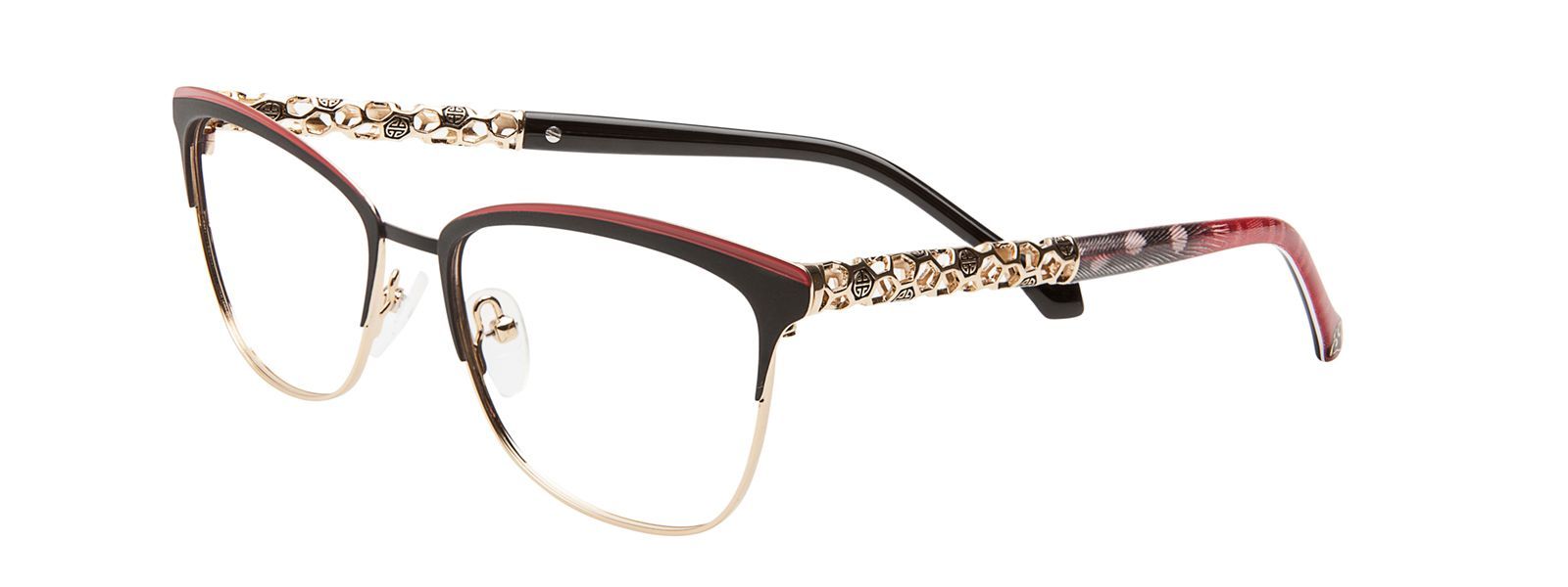 moderne Brille mit kunstvollem Gestell