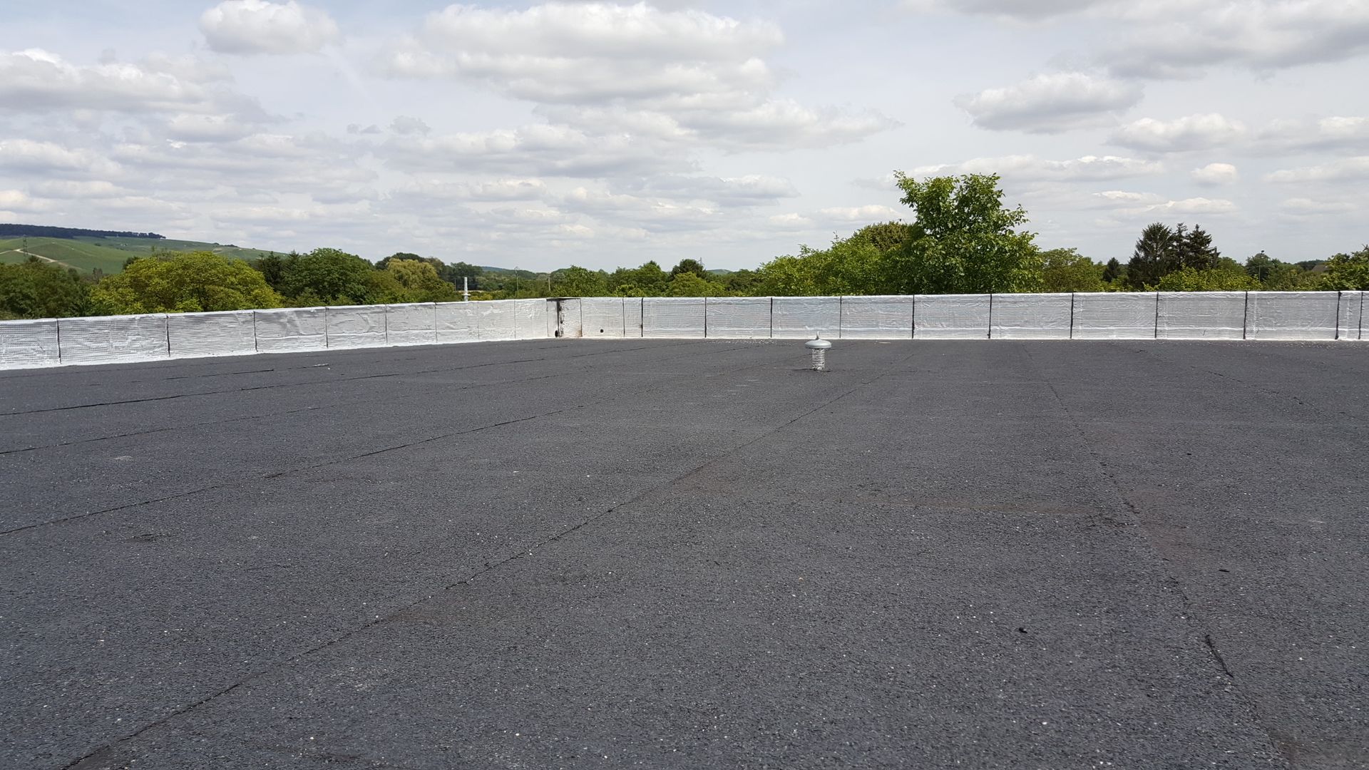 Étanchéité d'un bâtiment au toit plat