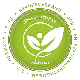 Logo: Mitglied im BVEP Berufsverband Enspannungspädagogen E.V.