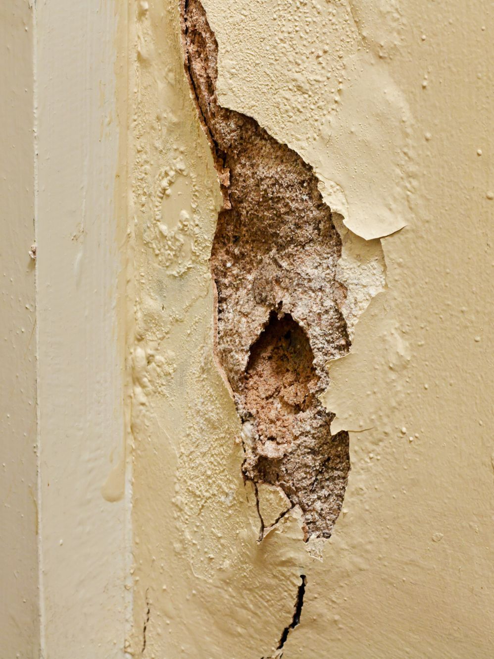 Fissure dans un mur
