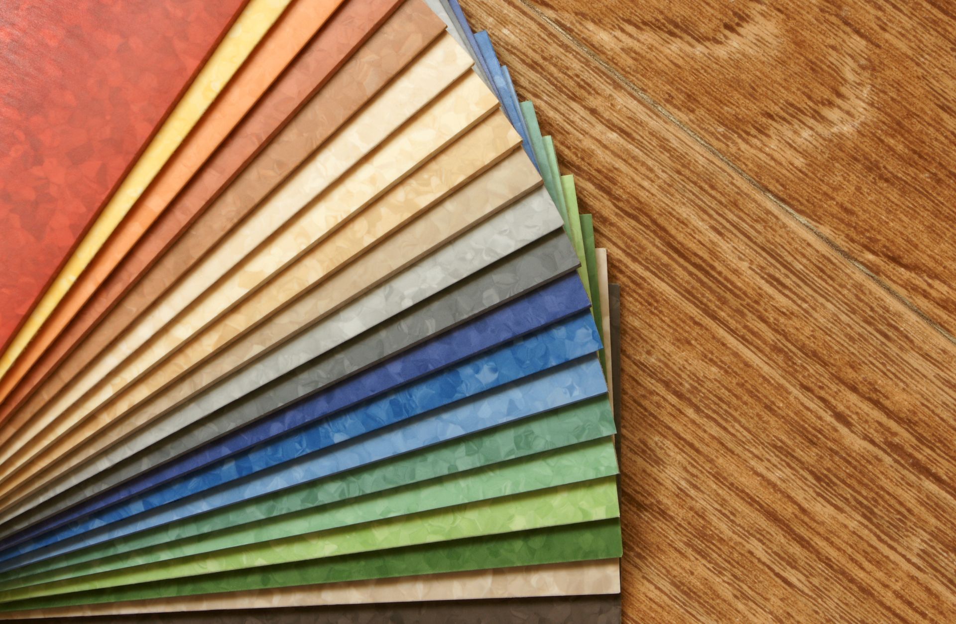 Nuancier de couleurs en PVC