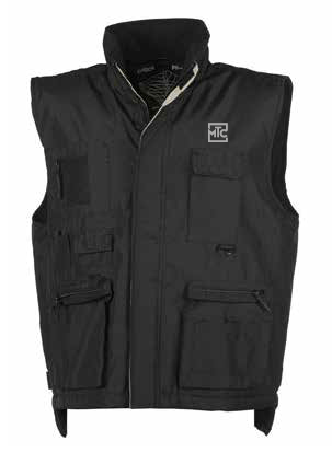 Veste noire sans manches