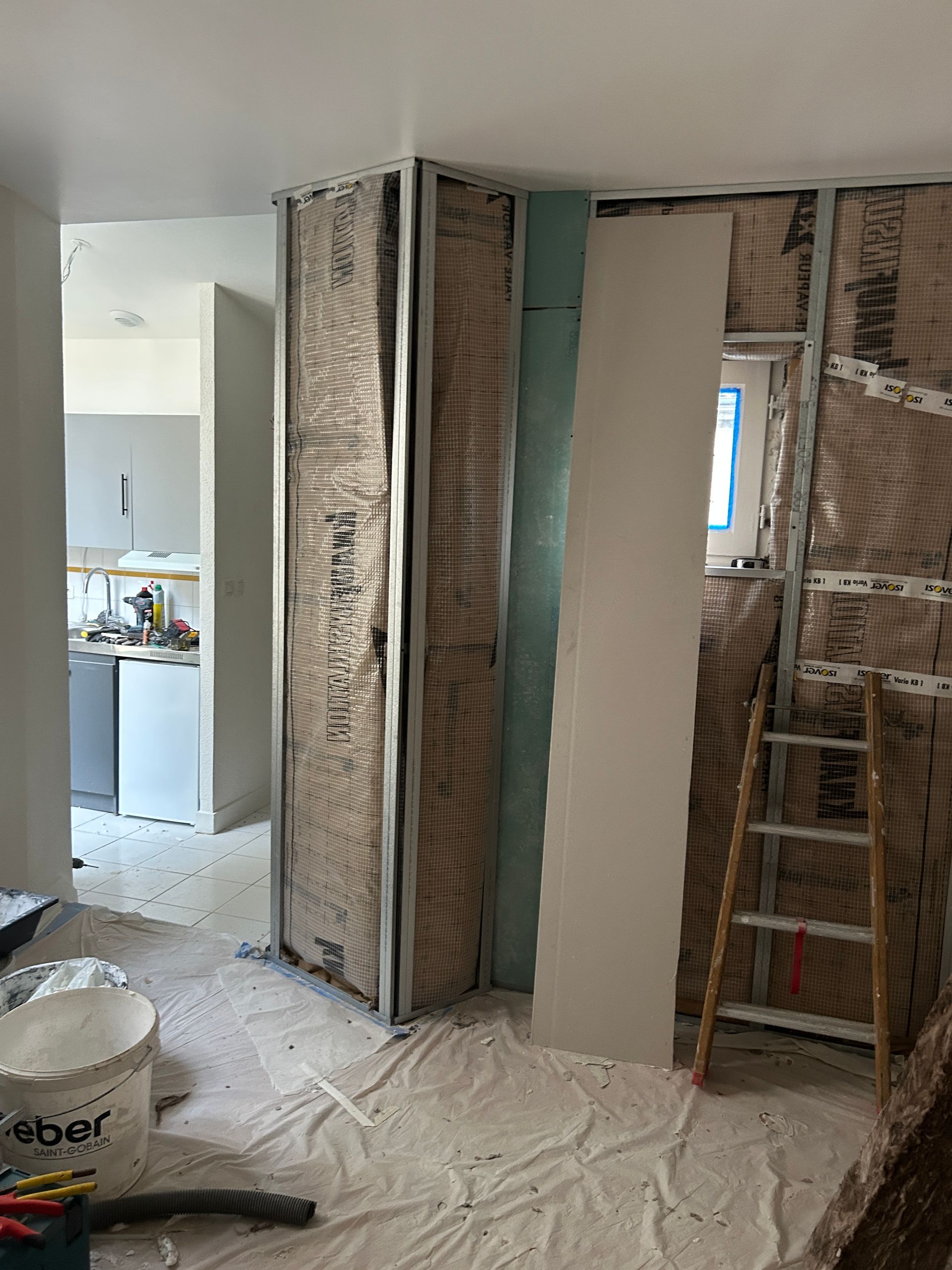 Isolation des murs par l'intérieur