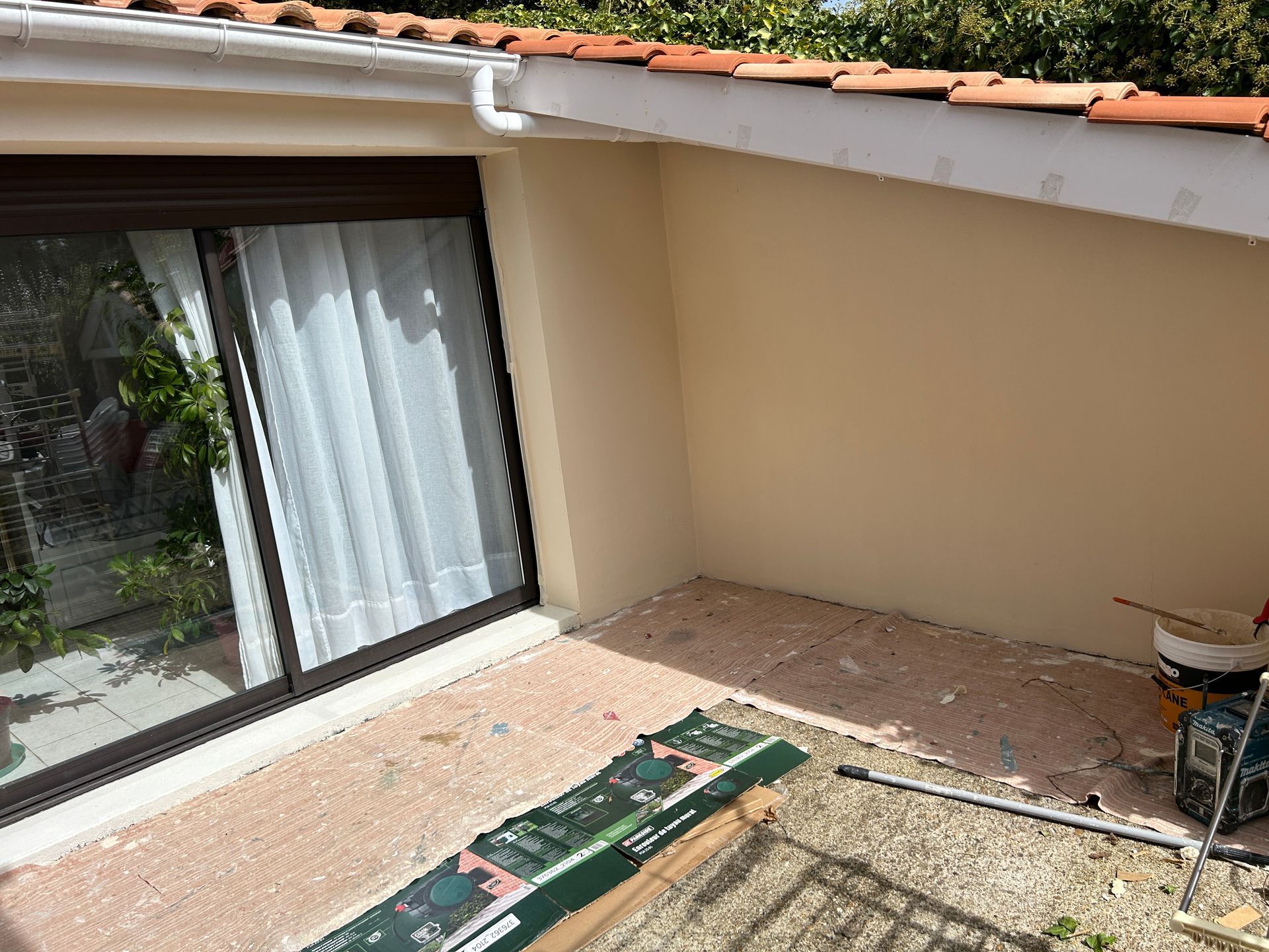 Peinture extérieure de la façade