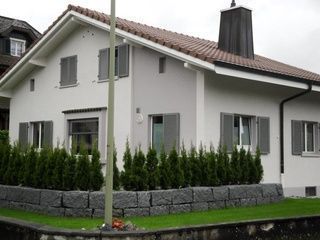 Fassadenrenovation Einfamilienhaus Langnau