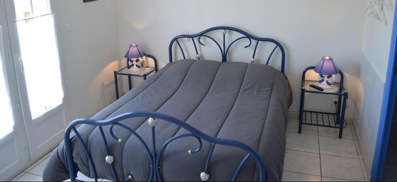 Chambre double, ambiance marine