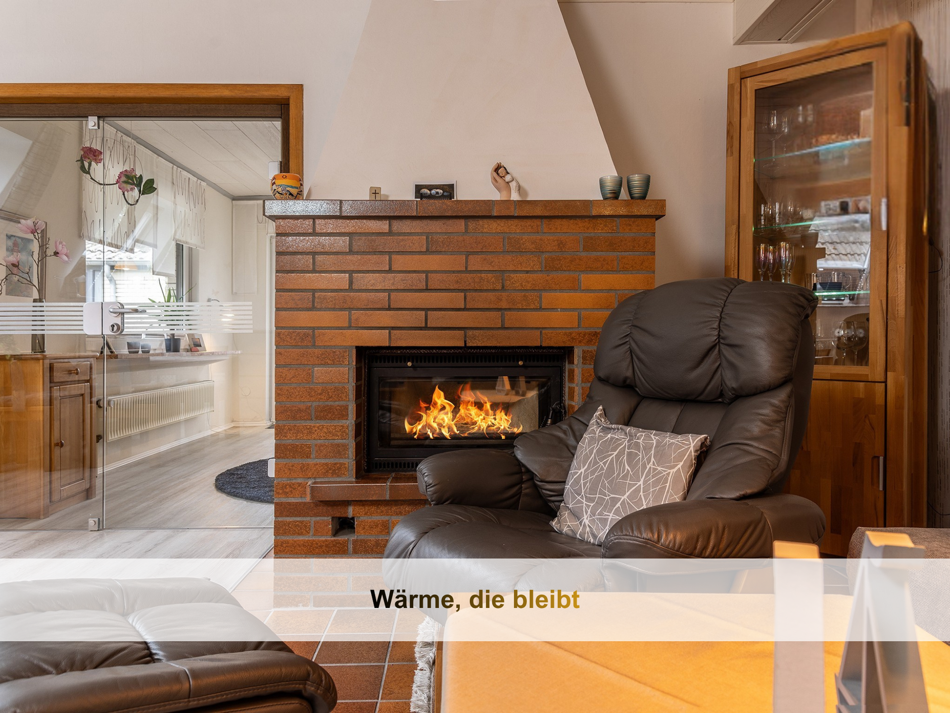 Kaminabend in der Ferienwohnung KUMM RIN - gemütliche Auszeit an der Nordsee