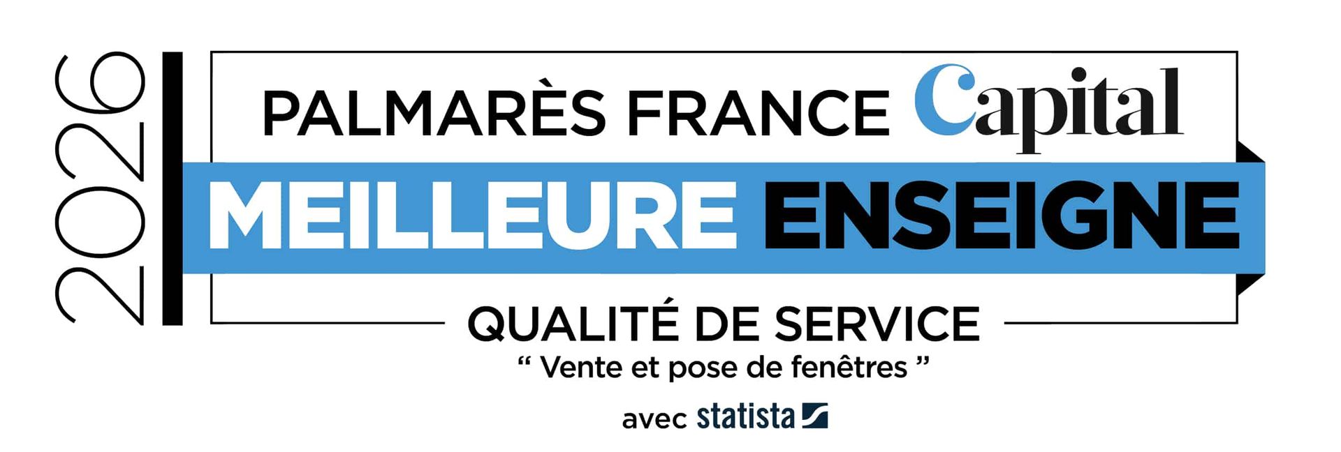 Logo de la meilleures enseignes 2026 en ventes et pose de fenêtres