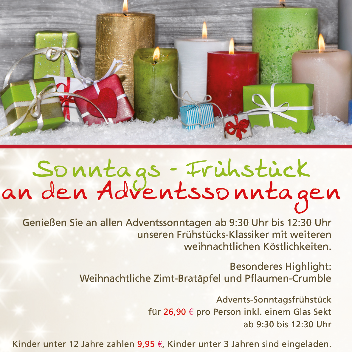 Adventssonntag Flyer