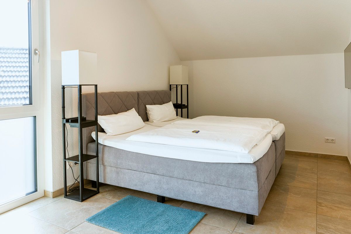 Ferienwohnung mit Doppelbett