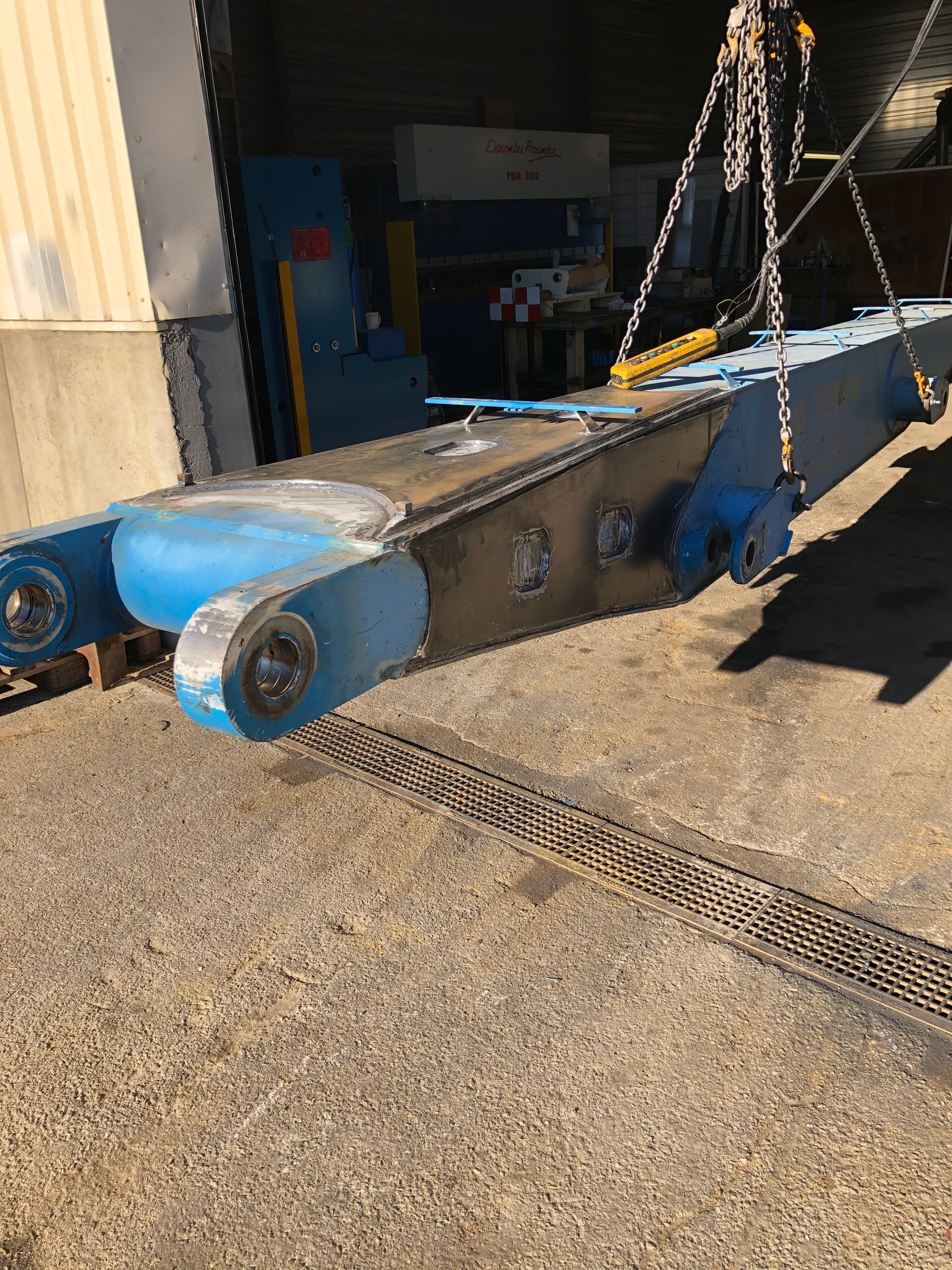 Remise en état bras de pelle