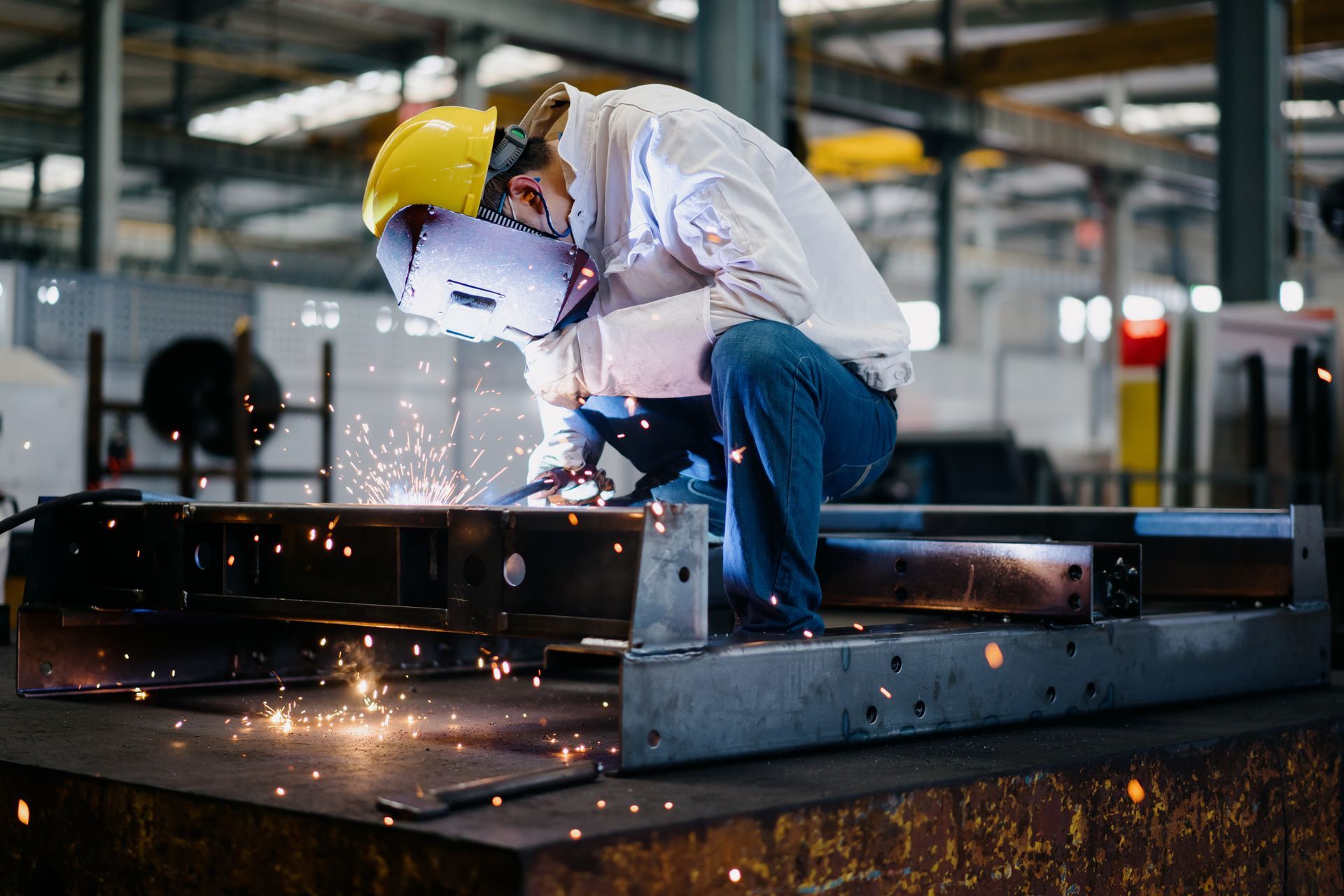 Mécanosoudure dans l'atelier