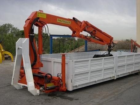 Montage d'un bras sur châssis ampliroll