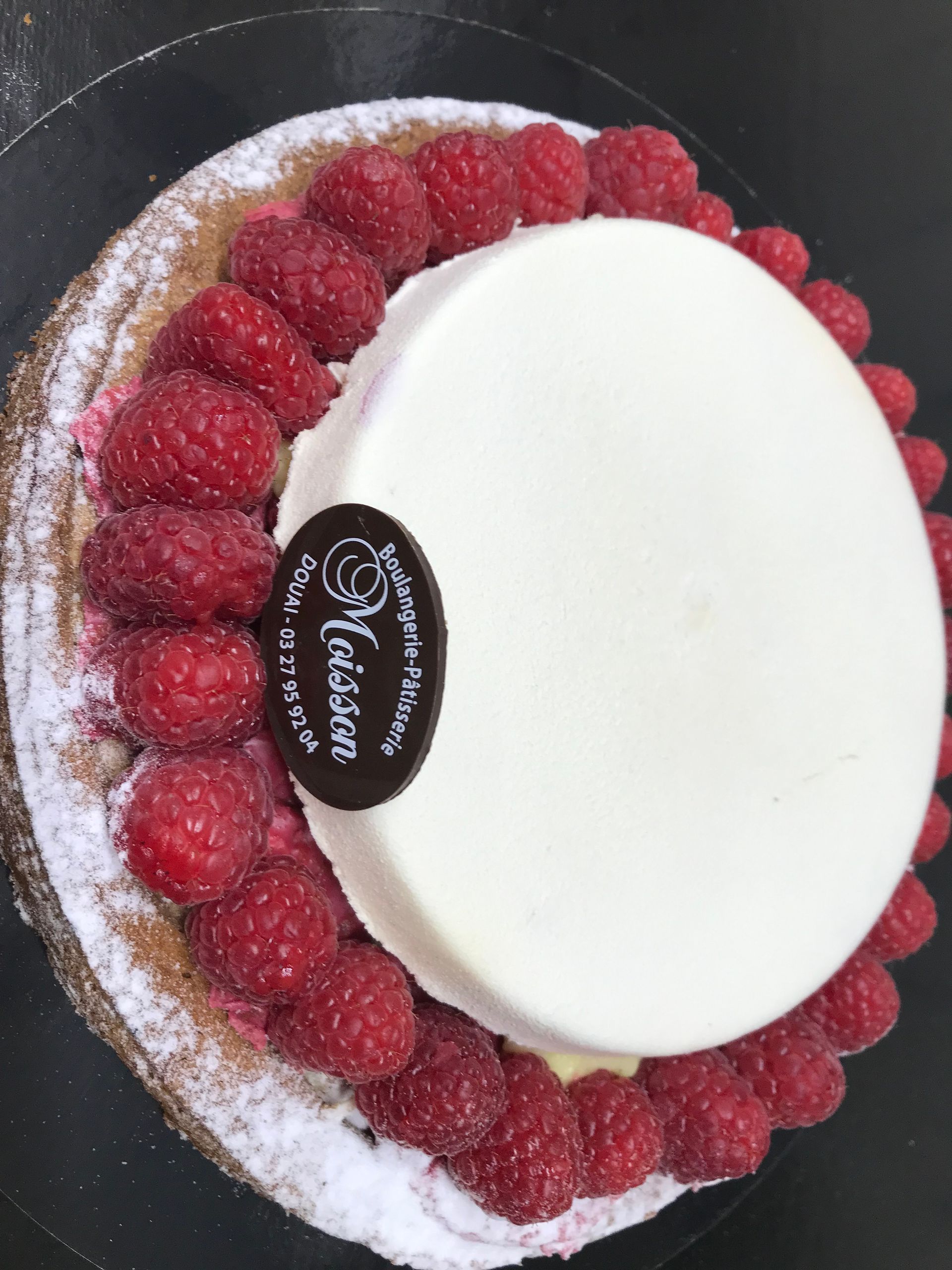 Gâteau aux framboises