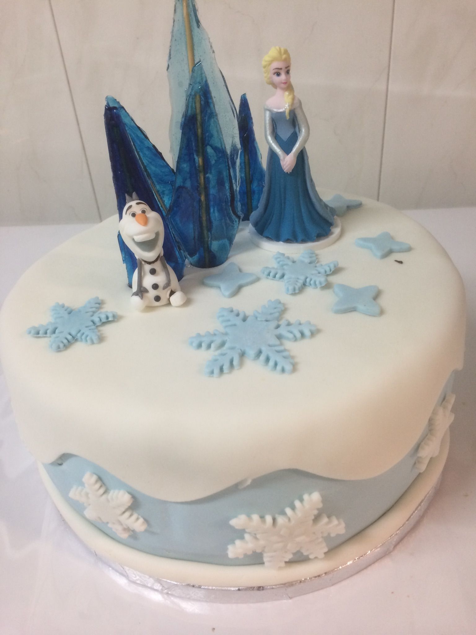 Gâteau Reine des Neiges
