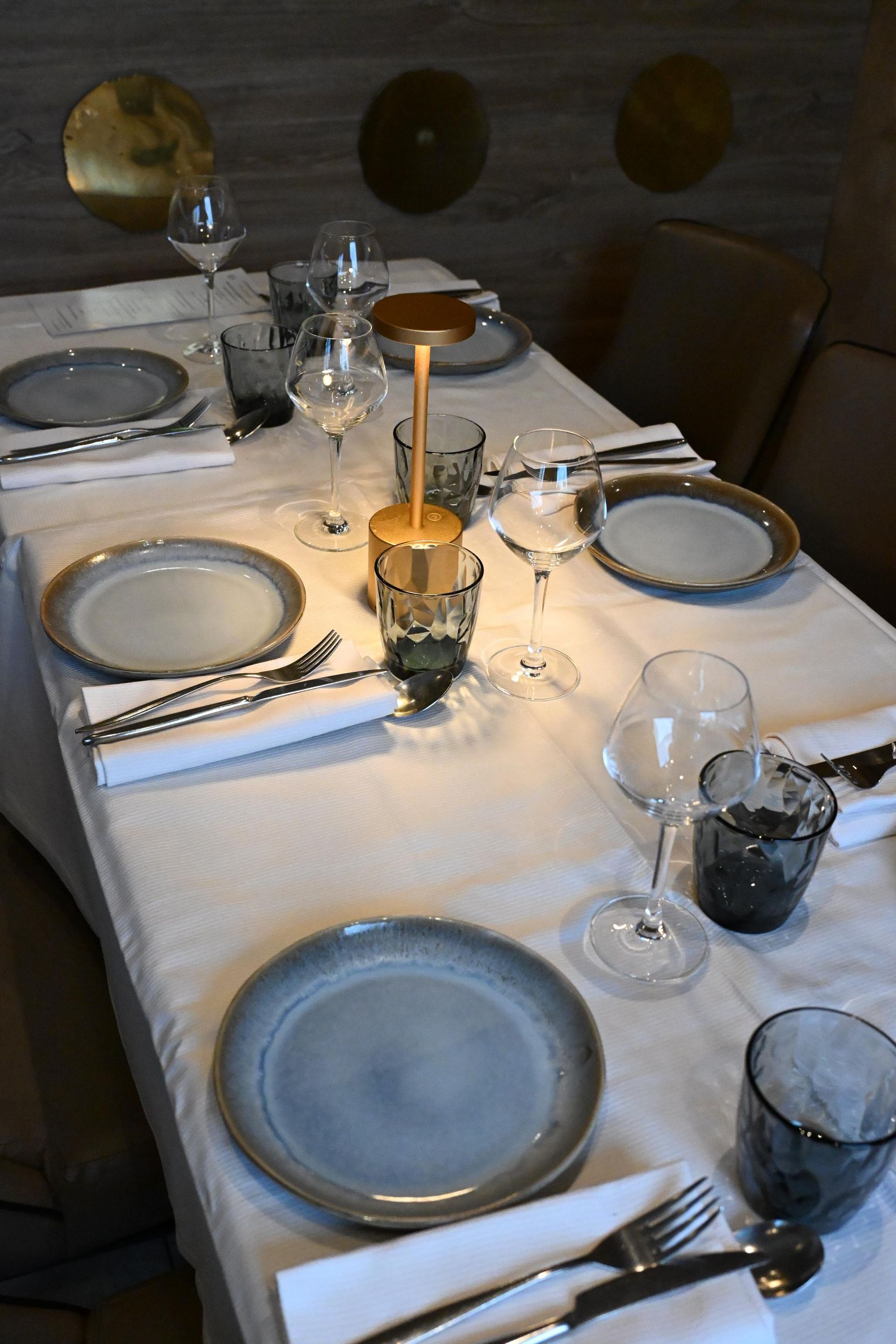 Un décor et des plats raffinés