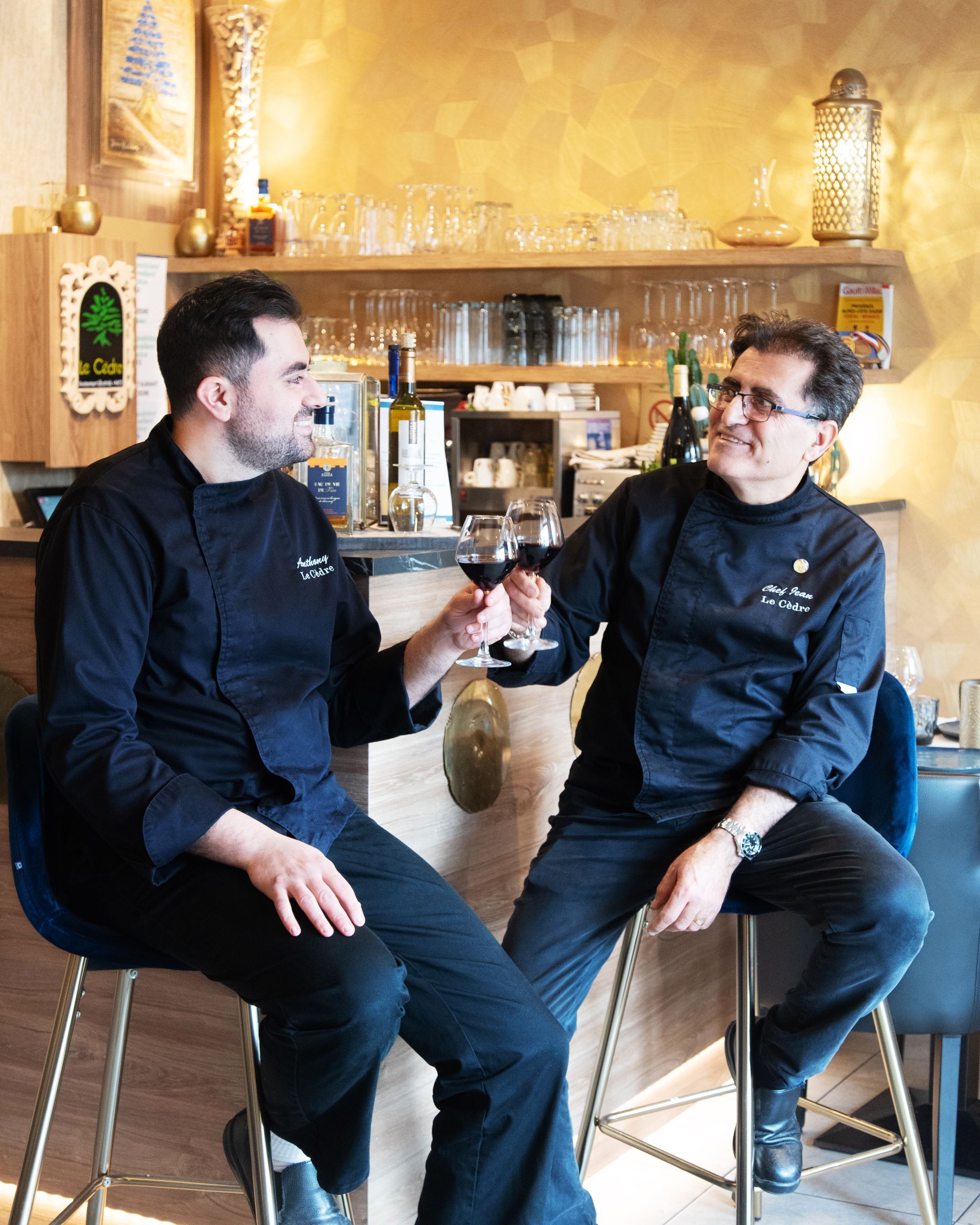 Jean Haidar et son fils