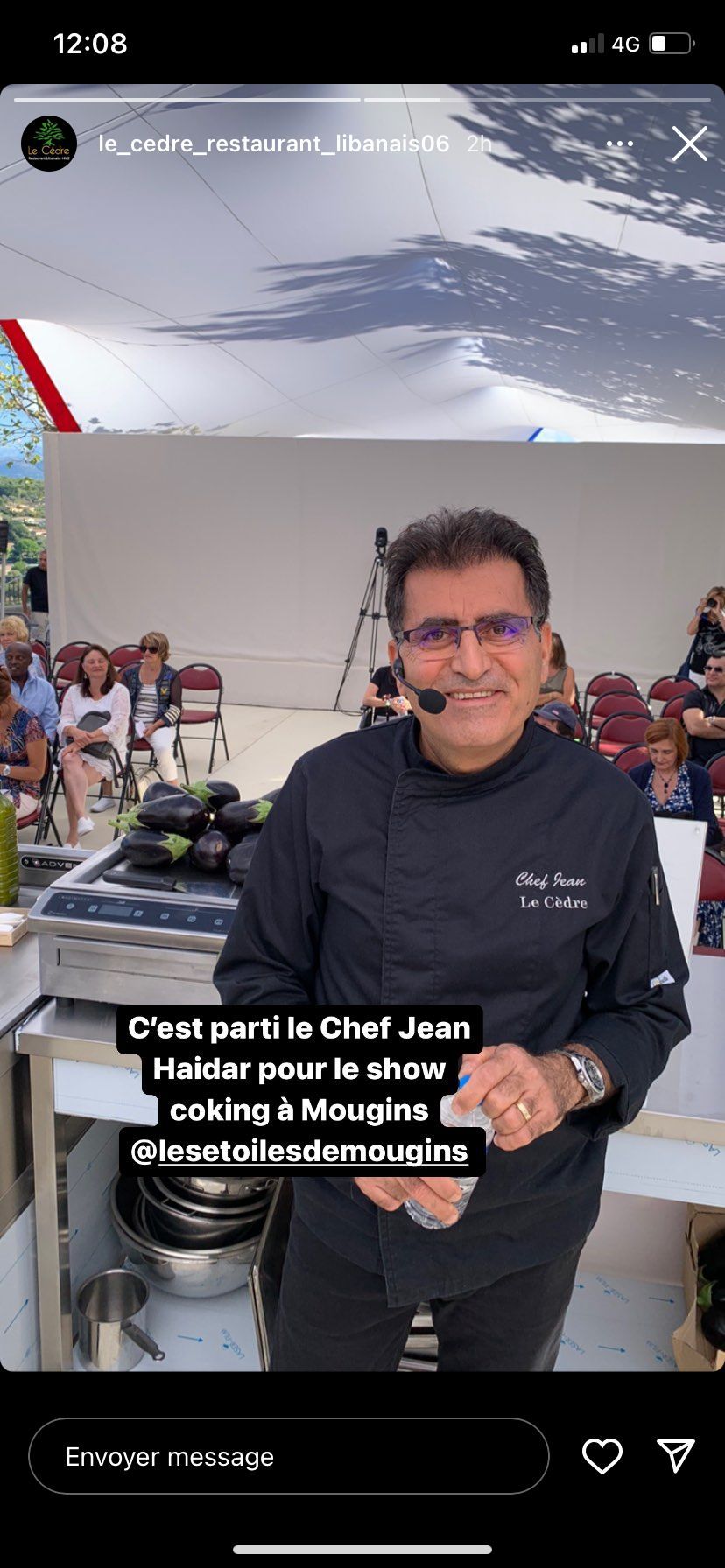 Participation du Chef Jean Haidar aux Etoiles de Mougins. 2023/2024